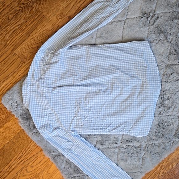 Tommy Bahama Blue Plaid Button Down Shirt, Boys XXL, Great Condition - Picture 13 of 13